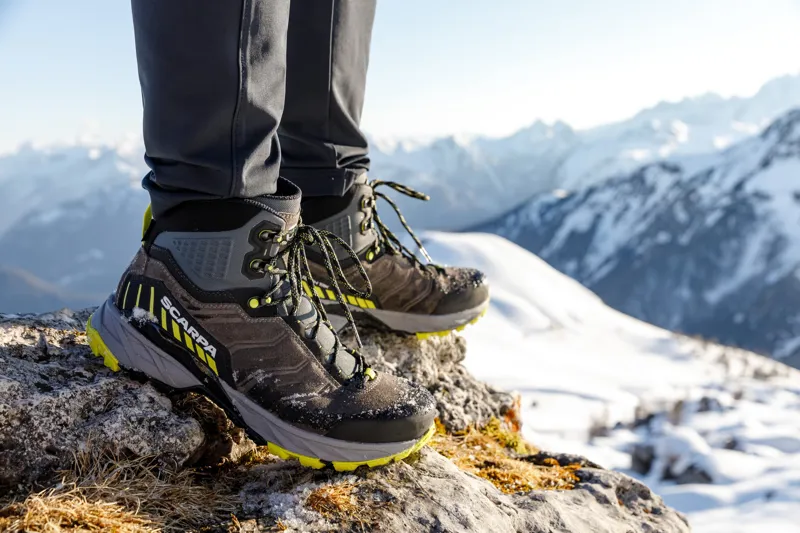 Scarpa Mens Rush TRK GTX Boots - Titanium-Lime-5